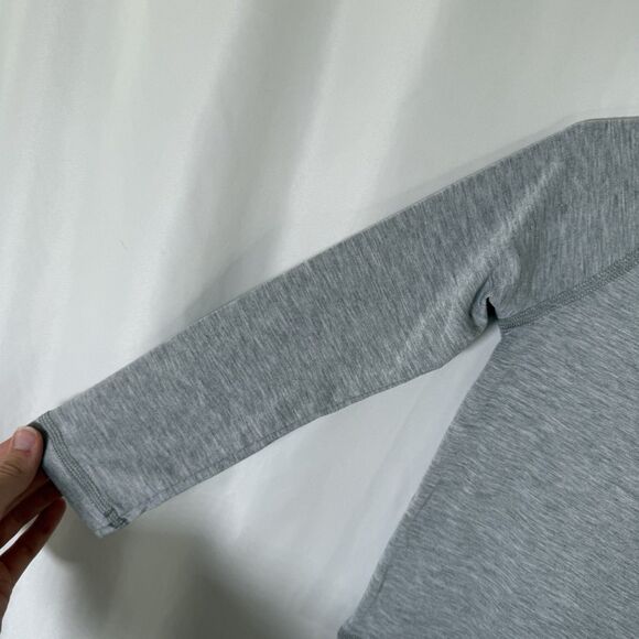 REI Infants Shirt Unisex 4T Heathered Grey Long Sleeve Crew Neck Soft - Picture 4 of 6